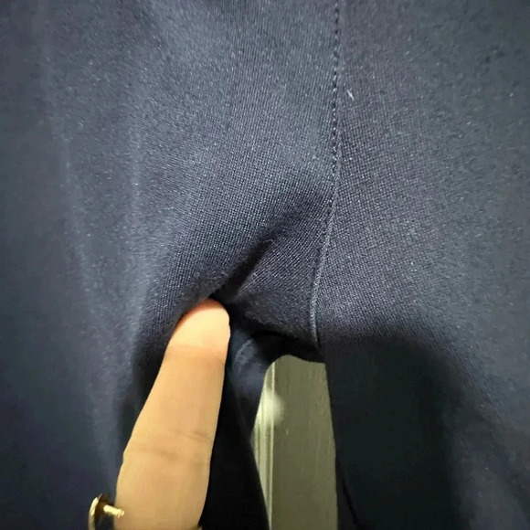 Betabrand mini flare dress pants navy size SP NWOT - Picture 4 of 6